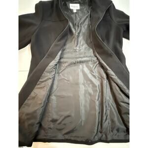 Two by Vince Camuto Coat Womens XL Black Hooded Full Zipper (115)